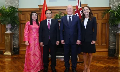 Lễ đón Thủ tướng Phạm Minh Chính thăm chính thức New Zealand theo nghi thức cao nhất