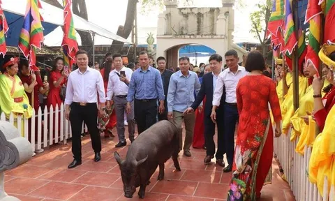 Tục rước “Ông Lang” - phong tục đẹp ở làng Tân Phượng, Bắc Giang