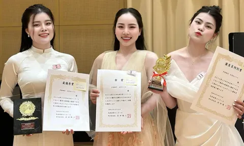 Ba thí sinh Việt Nam giành giải cao tại cuộc thi âm nhạc của Nhật Bản