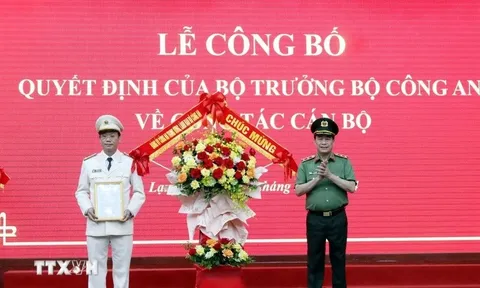 Đại tá Vũ Như Hà được điều động, bổ nhiệm làm Giám đốc Công an tỉnh Lạng Sơn