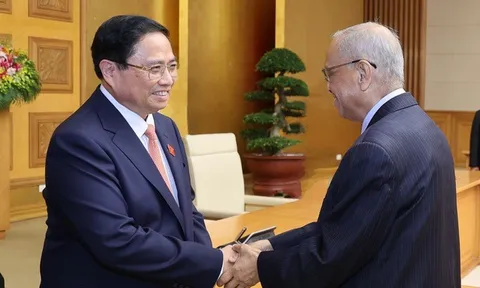 Thủ tướng Phạm Minh Chính tiếp nguyên Chủ tịch, người sáng lập Tập đoàn Infosys Ấn Độ