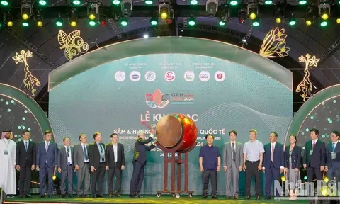 Khai mạc lễ hội sâm và hương, dược liệu quốc tế Thành phố Hồ Chí Minh năm 2024