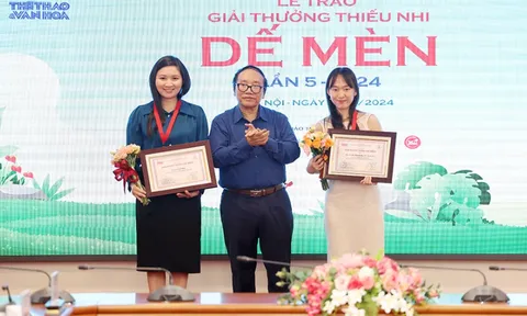 Trao giải thưởng sáng tác văn học nghệ thuật thiếu nhi Dế Mèn