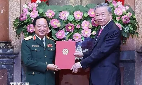Thượng tướng Trịnh Văn Quyết được bổ nhiệm làm Chủ nhiệm Tổng cục Chính trị