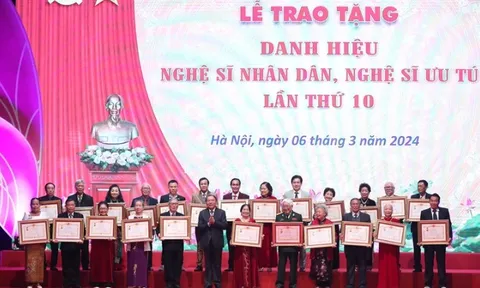 Quy định mới về xét tặng danh hiệu “Nghệ sĩ nhân dân”, “Nghệ sĩ ưu tú”