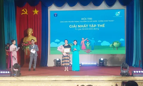 Hội thi giao lưu sáng kiến truyền thông “Gia đình có sức khoẻ - Không khói thuốc”