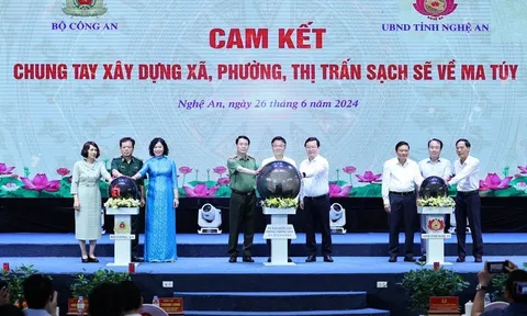 "Chúng ta sẽ đoàn kết một lòng đẩy lùi hiểm họa ma túy ra khỏi đời sống xã hội"