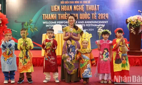 Lần đầu tiên tổ chức liên hoan nghệ thuật cho thanh, thiếu nhi quốc tế