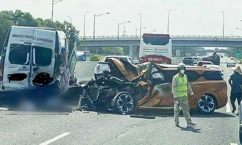 Khắc phục hậu quả vụ tai nạn giao thông nghiêm trọng trên cao tốc Hà Nội - Hải Phòng