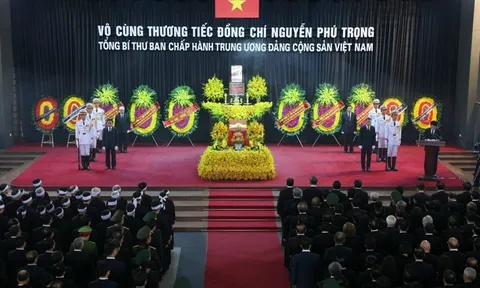 Lời cảm ơn của Ban Lễ tang Nhà nước và gia đình Tổng Bí thư Nguyễn Phú Trọng