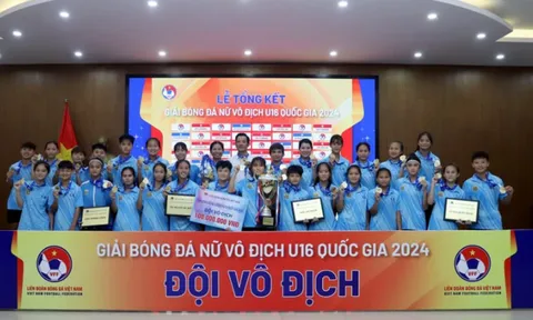Hà Nội vô địch Giải bóng đá nữ U16 quốc gia