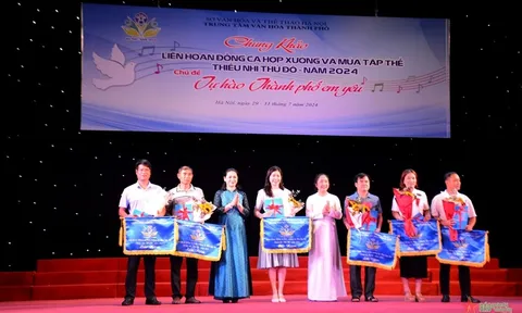 Thiếu nhi Thủ đô hát vang ca khúc măng non