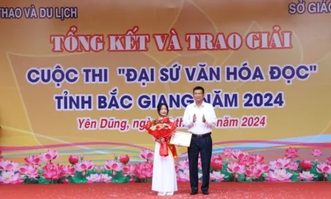 Bắc Giang trao giải cuộc thi “Đại sứ văn hóa đọc”