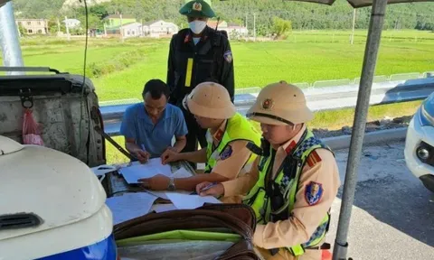 Phạt 48,5 triệu đồng tài xế dương tính ma túy điều khiển xe vào đường cấm