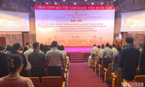 Hội thi thuyết trình lan tỏa nội dung "Văn hóa là hồn cốt của dân tộc"