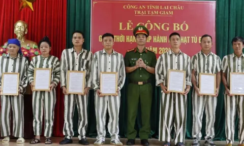 Lai Châu giảm án cho 10 phạm nhân dịp Quốc khánh