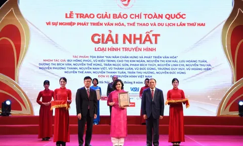 94 tác phẩm được trao Giải Báo chí toàn quốc ‘Vì sự nghiệp phát triển Văn hóa, Thể thao và Du lịch’