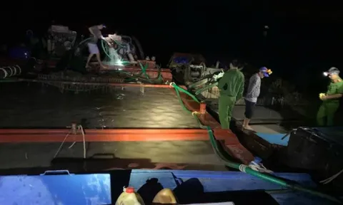 Bến Tre bắt quả tang 3 phương tiện khai thác, vận chuyển cát trái phép