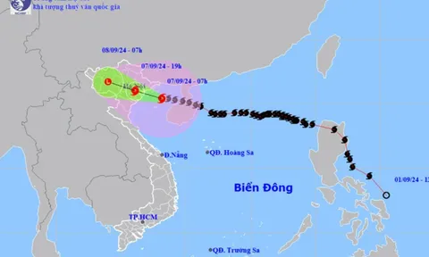 Bão số 3 cách Quảng Ninh-Thái Bình 150km
