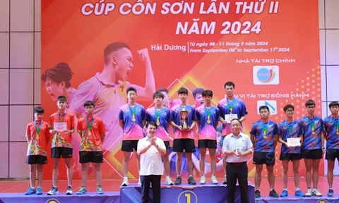 Bế mạc Giải bóng bàn quốc tế Cúp Côn Sơn
