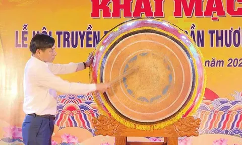 Hà Nam: Khai mạc Lễ hội truyền thống đền Trần Thương năm 2024