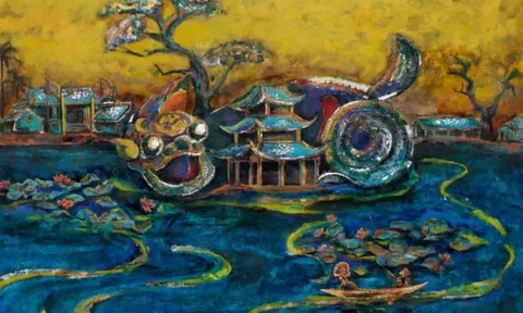 "Dấu thiêng" - triển lãm tranh sơn mài ấn tượng của họa sĩ trẻ Chu Nhật Quang