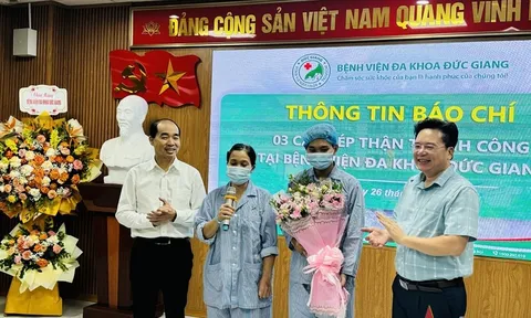 Bệnh viện Đa khoa Đức Giang công bố 3 ca ghép thận thành công