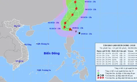 Bão Krathon khả năng vào Biển Đông trong 24 giờ tới