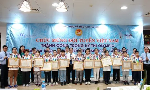 Học sinh Hà Nội đạt thành tích cao tại Kỳ thi Olympic Toán và Khoa học quốc tế năm 2024