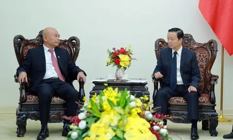 Phó thủ tướng Trần Hồng Hà tiếp Chủ tịch Tập đoàn Đường sắt Trung Quốc