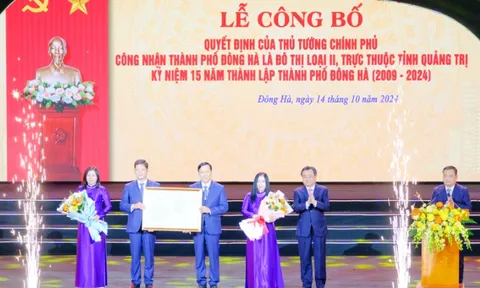 Thành phố Đông Hà đón nhận đô thị loại II