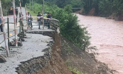 Độ ẩm đất bão hòa, cảnh báo lũ quét, sạt lở tại khu vực Lai Châu, Điện Biên