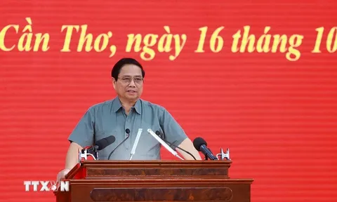 Thủ tướng Phạm Minh Chính chủ trì Hội nghị tháo gỡ khó khăn, thúc đẩy phát triển hạ tầng Đồng bằng sông Cửu Long