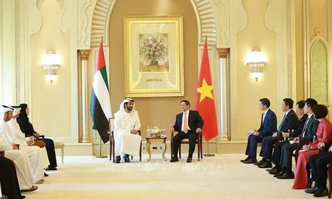 Thủ tướng Phạm Minh Chính tiếp Bộ trưởng Kinh tế UAE