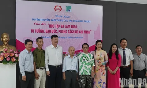 Triển lãm các tác phẩm mỹ thuật chủ đề “Học tập và làm theo tư tưởng, đạo đức, phong cách Hồ Chí Minh”