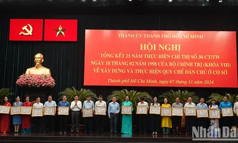 Thành phố Hồ Chí Minh: Tiếp tục nâng cao ý thức trách nhiệm làm chủ của nhân dân