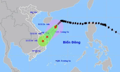 Từ chiều nay, vùng biển Thừa Thiên Huế-Bình Định có gió giật mạnh, sóng lớn