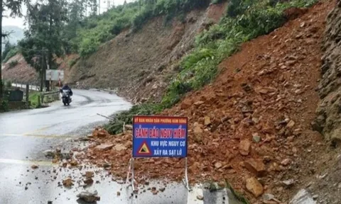 18 điểm có nguy cơ xảy ra lũ quét, sạt lở tại khu vực Trung Bộ