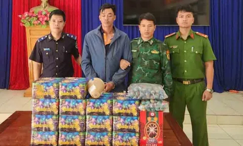 Quảng Nam thu giữ gần 25kg pháo lậu qua cửa khẩu quốc tế Nam Giang