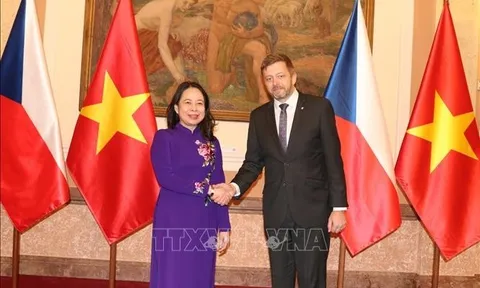 Phó chủ tịch nước Võ Thị Ánh Xuân thăm chính thức Cộng hòa Séc