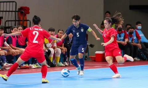 Tuyển futsal nữ Thái Lan giành vị trí nhất vòng bảng