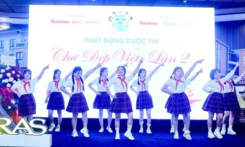 Phát động cuộc thi "Chữ đẹp Việt" cho học sinh tiểu học trên toàn quốc