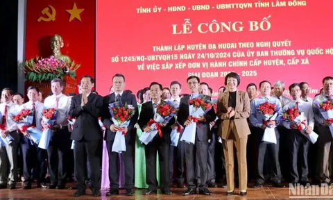 Lâm Đồng công bố thành lập huyện Đạ Huoai sau khi sáp nhập 3 huyện phía nam