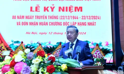 Phát biểu của Tổng Bí thư Tô Lâm tại Lễ kỷ niệm 80 năm Ngày truyền thống Tổng cục Chính trị Quân đội nhân dân Việt Nam
