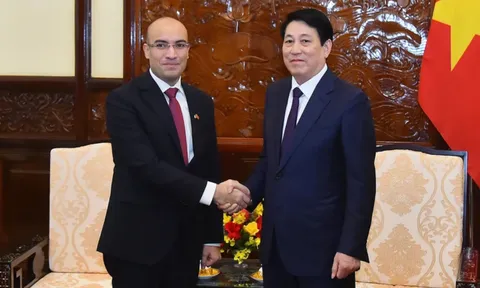 Chủ tịch nước Lương Cường tiếp Đại sứ Algeria tại Việt Nam đến chào từ biệt