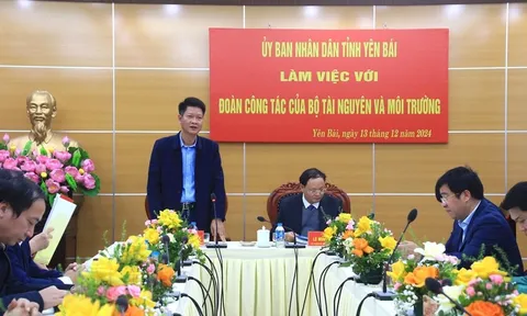 Bộ Tài nguyên và Môi trường làm việc với tỉnh Yên Bái về triển khai Luật Đất đai 2024