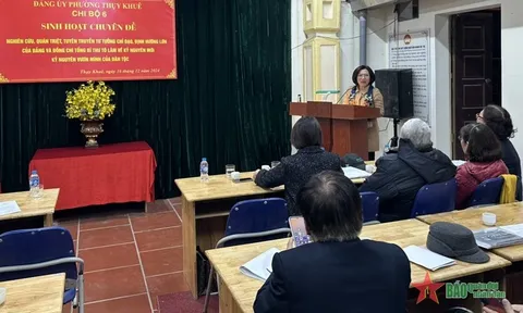 Đảng bộ Thành phố Hà Nội tiến hành đợt sinh hoạt chính trị về "Kỷ nguyên mới - kỷ nguyên vươn mình của dân tộc"