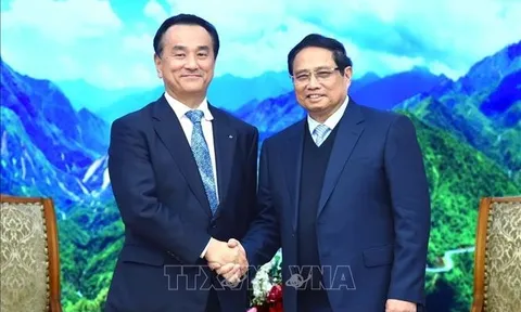 Thủ tướng Phạm Minh Chính tiếp Thống đốc và Đoàn đại biểu, doanh nghiệp tỉnh Yamaguchi, Nhật Bản