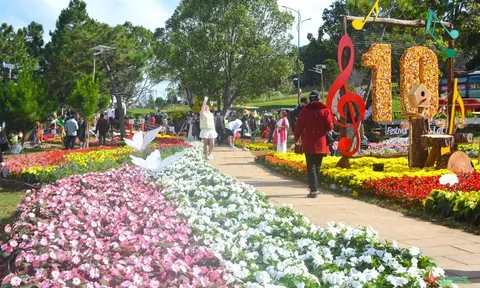 Festival hoa Đà Lạt lần thứ X “hút” 1,4 triệu lượt du khách