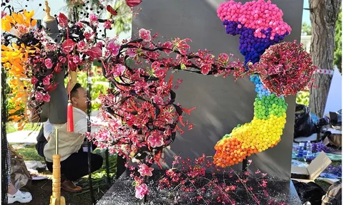 Triển lãm hoa nghệ thuật Việt Nam năm 2024 tại Đà Lạt